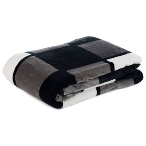 Gözze Deka Antigua, 150 x 200 cm (antracitová/čierna/biela) vyobraziť