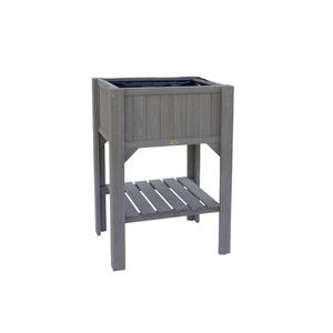 HABAU Vyvýšený záhon s odkladacou plochou Kompakt (sivá) vyobraziť
