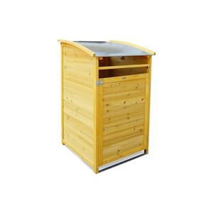 HABAU Záhradný box na smetný kôš, 120 l (prírodná) vyobraziť