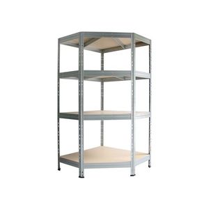 AR SHELVING Rohový nástrčný regál Rivet, 180 x 90 x 90 x 45 cm vyobraziť