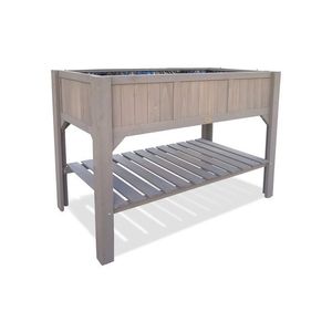 HABAU Vyvýšený záhon s odkladacou plochou (tmavosivá) vyobraziť