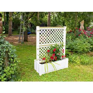 KHW Kvetináč s mriežkou, 110 l (biela) vyobraziť