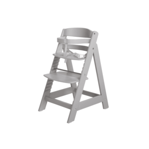 roba Detská drevená vysoká jedálenská stolička Sit Up (sivá) vyobraziť
