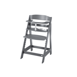 roba Detská drevená vysoká jedálenská stolička Sit Up (antracitová/flex) vyobraziť