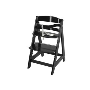 roba Detská drevená vysoká jedálenská stolička Sit Up (čierna) vyobraziť