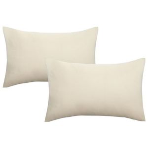 Biberna Džersejová obliečka na vankúš, 2 kusy (prírodná, 40 x 60 cm) vyobraziť