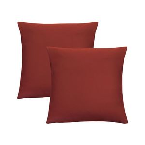 Biberna Džersejová obliečka na vankúš, 2 kusy (tehlová, 80 x 80 cm) vyobraziť
