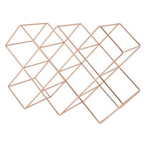 ECHTWERK Stojan na víno/Podložka pod hrniec (stojan na víno pre 8 fliaš, medená) vyobraziť