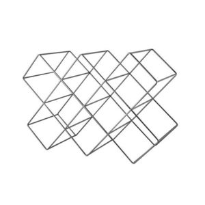 ECHTWERK Stojan na víno/Podložka pod hrniec (stojan na víno pre 8 fliaš, čierna) vyobraziť