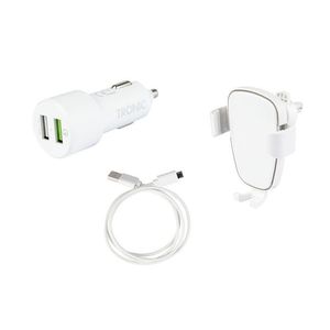 TRONIC® Držiak do auta s nabíjačkou Qi® (biela) vyobraziť