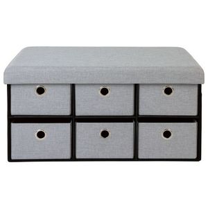 LIVARNO home Lavica s úložným priestorom (bledosivá) vyobraziť