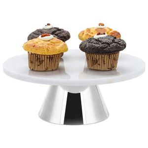 ECHTWERK Mramorový servírovací tanier (strieborná, Ø 22 cm) vyobraziť