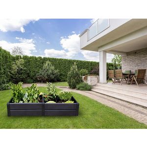 KHW Vyvýšený záhon Demeter, antracitová (336 l, L) vyobraziť
