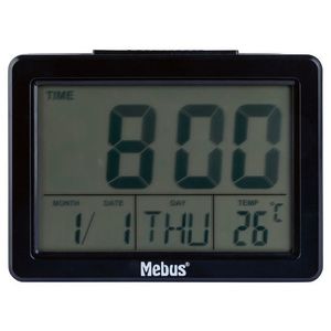 MEBUS Digitálny budík (čierna) vyobraziť