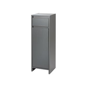 LIVARNO home Kúpeľňová skrinka s košom na bielizeň Oslo, antracitová vyobraziť