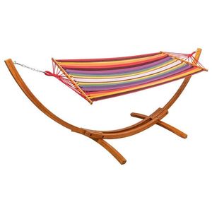 LIVARNO home Hojdacia sieť s dreveným stojanom vyobraziť