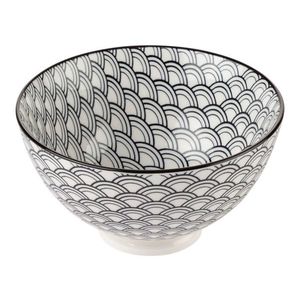 ERNESTO® Misky/Misky na omáčku/Porcelánové lyžičky (miska/biela/čierna) vyobraziť