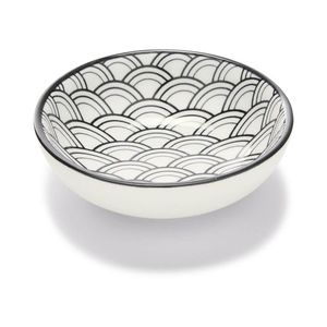 ERNESTO® Misky/Misky na omáčku/Porcelánové lyžičky (miska na omáčku/biela/čierna) vyobraziť