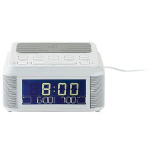 SILVERCREST® Rádiobudík SURQ 4 A2, s nabíjacou podložkou Qi (biela) vyobraziť