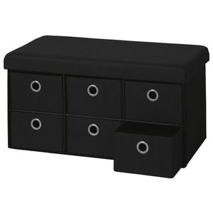 LIVARNO home Lavica s úložným priestorom (čierna) vyobraziť