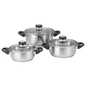 ERNESTO® Súprava hrncov z nehrdzavejúcej ocele, 6-dielna vyobraziť