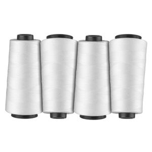 crelando® Overlockové šijacie nite, 4 kusy (biela) vyobraziť