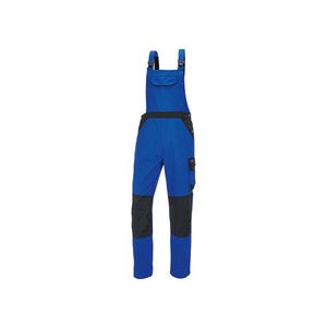 PARKSIDE® Pánske montérky na traky s podšívkou (48, modrá/čierna) vyobraziť