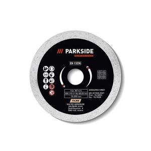 PARKSIDE PERFORMANCE® Diamantový rezný kotúč, 125 mm (plný okraj) vyobraziť
