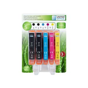 UNITED OFFICE® Náplne do tlačiarne HP Multipack (Multipack 364 XL, 5 kusov) vyobraziť