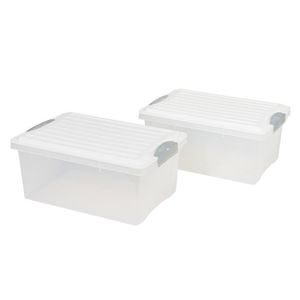 LIVARNO home Súprava úložných boxov, 2/4-dielna (box A4, 2 kusy) vyobraziť