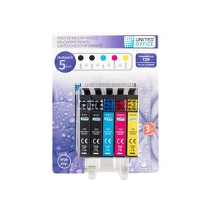 UNITED OFFICE® Náplne do tlačiarne Epson, 5 kusov (Multipack 29XL) vyobraziť