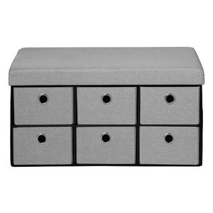 LIVARNO home Lavica s úložným priestorom (bledosivá) vyobraziť