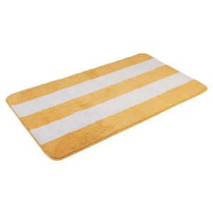 LIVARNO home Koberček do kúpeľne, 70 x 120 cm (žltá/biela) vyobraziť