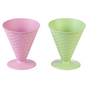 ERNESTO® Plastové poháre (kornútový pohár, 2 kusy) vyobraziť