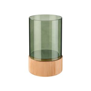 LIVARNO home Sklenený svietnik (zelená) vyobraziť