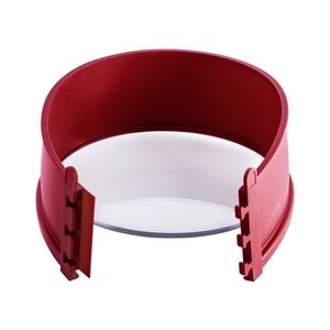 Coox Okrúhla forma na pečenie so skleneným dnom, 18 cm (tmavočervená) vyobraziť