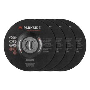 PARKSIDE PERFORMANCE® Príslušenstvo k uhlovej brúske, 125 mm (hrubovací kotúč, 4 kusy) vyobraziť