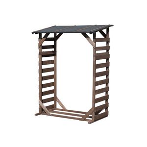 dobar Regál na palivové drevo „Ligno“, 133 x 77 x 169 cm vyobraziť