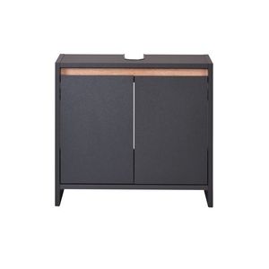 LIVARNO home Skrinka pod umývadlo Oslo, antracitová vyobraziť