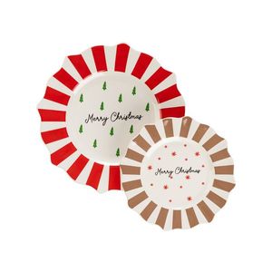 LIVARNO home Súprava servírovacích tanierov/Dóza na sušienky (súprava tanierov, Vianoce, 2-dielna) vyobraziť