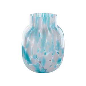 LIVARNO home Sklenená váza (tyrkysová/ružová) vyobraziť