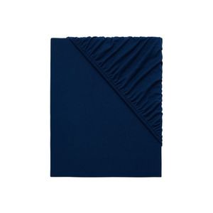 Emma Napínacia džersejová plachta, 90 – 100 x 200 cm (modrá) vyobraziť