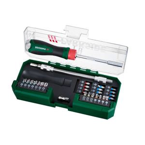 PARKSIDE® Súprava bitov na račňu a skrutkovač, 43-dielna vyobraziť