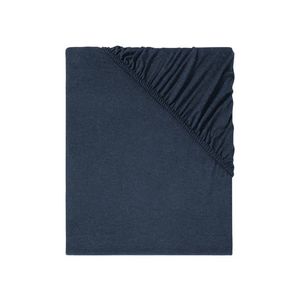 LIVARNO home Flanelová napínacia plachta, 180 – 200 x 200 cm (navy modrá) vyobraziť