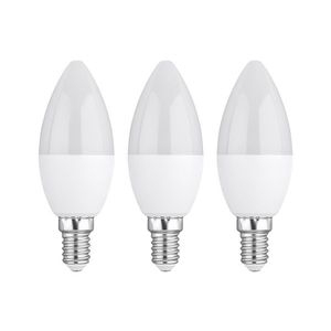 LIVARNO home LED žiarovky (4, 2 W E14 sviečka, 3 kusy, mliečna) vyobraziť