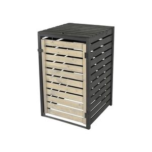 dobar Kryt na smetnú nádobu, 120 l (čierna/sivá) vyobraziť