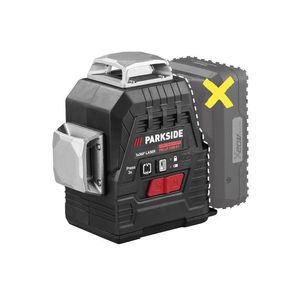 PARKSIDE PERFORMANCE® Aku krížový líniový laser PKLLP 3 x 360° 3360 A1 – bez akumulátora vyobraziť