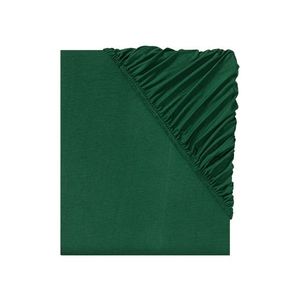 LIVARNO home Napínacia džersejová plachta, 90 – 100 x 200 cm (zelená) vyobraziť