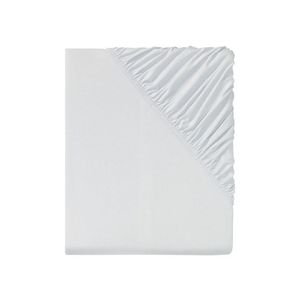 LIVARNO home Napínacia džersejová plachta, 90 – 100 x 200 cm (bledosivá) vyobraziť