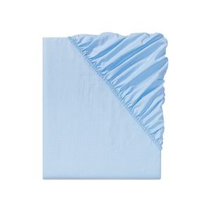 LIVARNO home Perkálová napínacia plachta, 180 - 200 x 200 cm (bledomodrá) vyobraziť